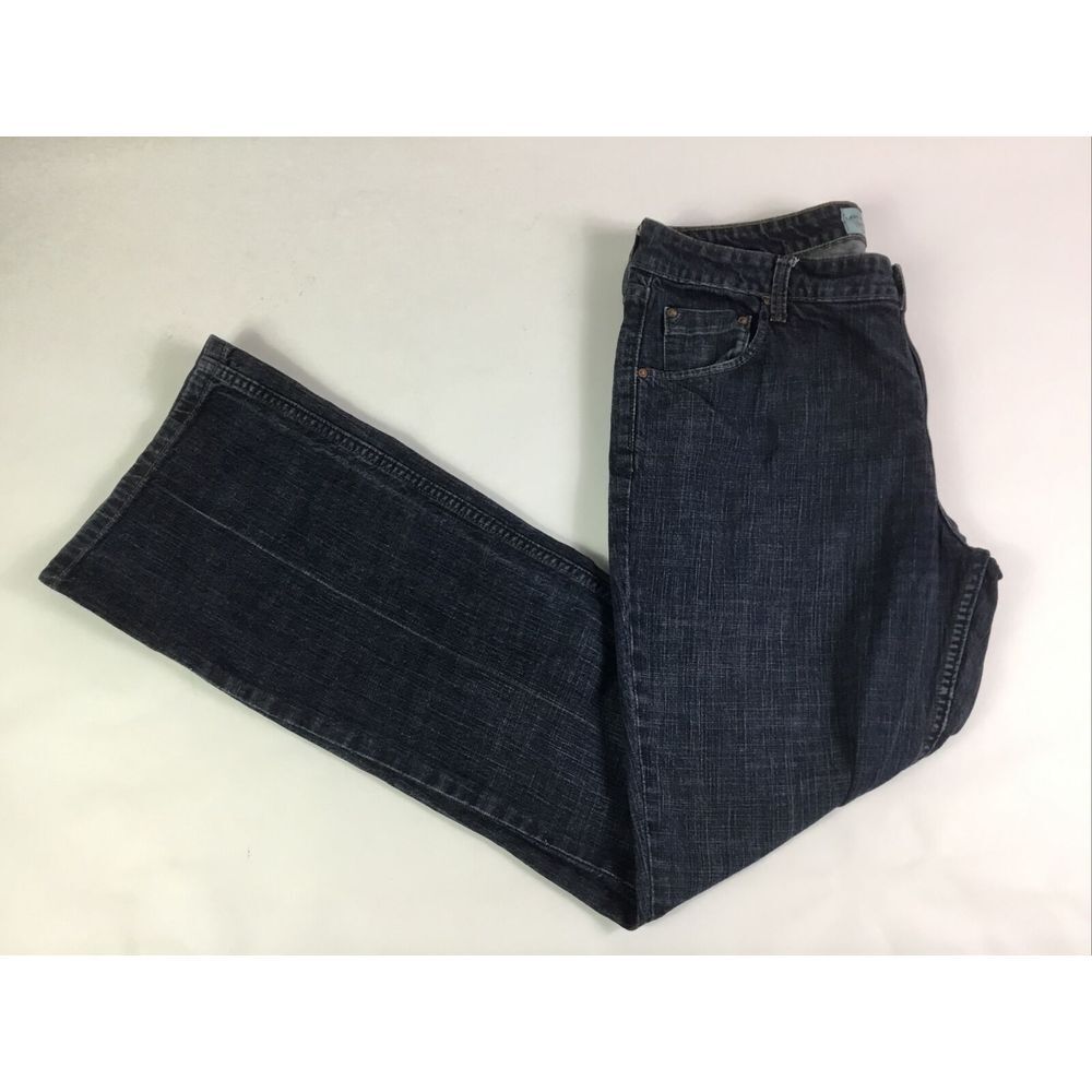 Levis Stretch Low Rise Bootcut Jeans Womens Size Misses 16 Short Blue‎ med wash